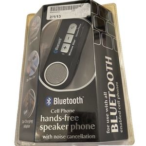 Wireless Gear Speaker Phone Bluetooth Model 4PR910 Hands Free Noise Cancellation
